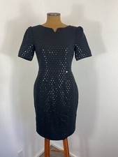 Vintage Inspired Sweetheart Polka Dot Dress 44 M Luxe Whimsy Goth 50’s Elegance
