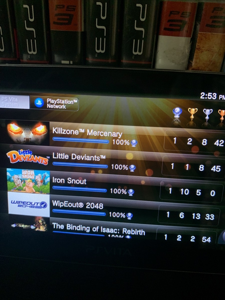 Ps Vita Platinums PS Vita Trophy Service - Main Image