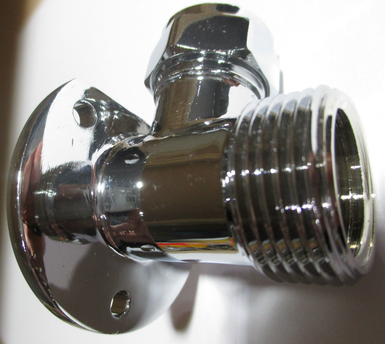 Backplate Wall Elbow Mounts Exposed Bar Mixer Shower Valve Fixing