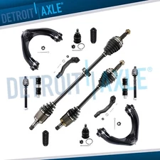 Front CV Axle Upper Control Arm Sway Bar Tie Rod Boots for 1996-2000 Honda Civic