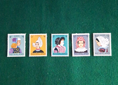 HOLLAND 1960 NEDERLAND REGIONALTRACHTEN 5 Val MNH ** Unified 728-32