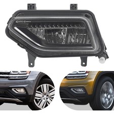 Left Driver Side LED Fog Light for Volkswagen Atlas 2018 2019 2020 Fog Lamp