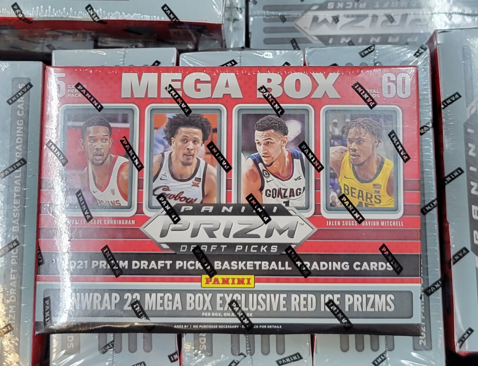 Caja Mega Sellada De Baloncesto NBA Panini Prizm Draft Picks 2021 Hielo Rojo