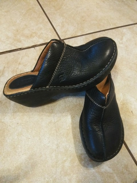 born leather mules