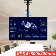 Flat Slanted Ceiling Mount TV Bracket Adjustable 32-70" LCD LED 3D TV Pole Stand