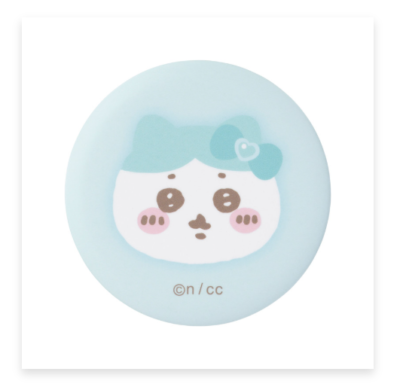 Chiikawa Magical Chikawa Face Matte Can Badge Button tin Hachiware