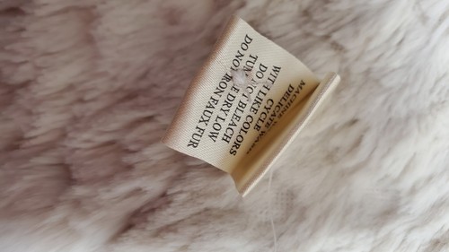 Dylan Los Angeles Luxury faux fur vest women's XS Cozy Light Beige Excellent - Picture 5 of 6