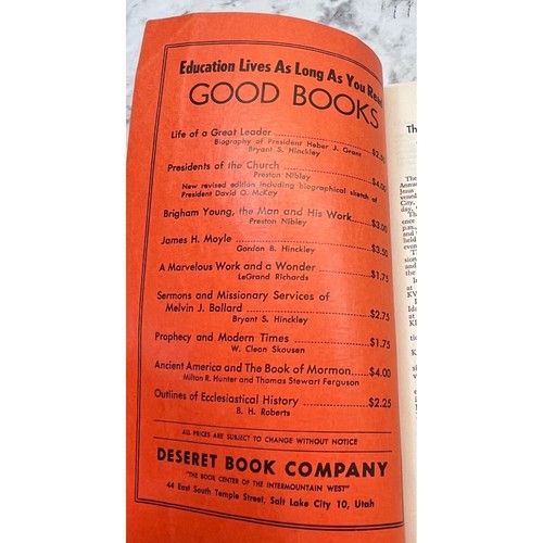 LDS Mormon 123rd Semi-Annual Conference Report October 1952 Paperback - Picture 5 of 10