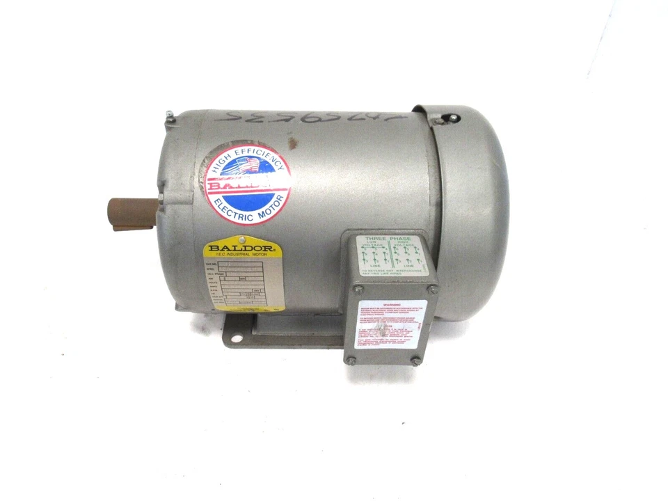 NEW BALDOR MM3611 MOTOR 2.2KW 208-230/460V 1725RPM 1-7/64" DIA. - Image 2 of 3