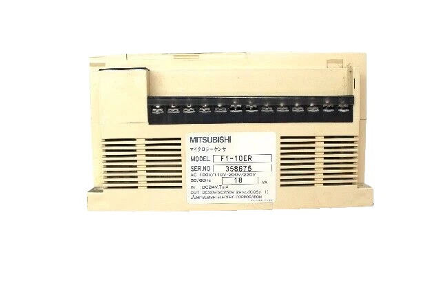 Controlador Programable PLC 4 Entradas 6 Salidas 100-200V Mitsubishi F1-10ER Foto 3 de 3