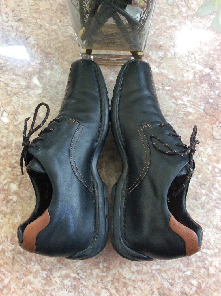 Cole Haan Mens Oxford Dress Shoes Black Leather Lace Up Size  display picture 1