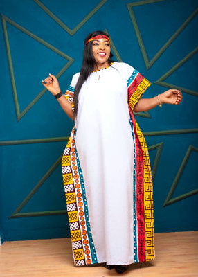 ankara maxi dress