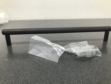 Schaub 5008-MB Pub House 8" C/C Brass Cabinet Handle - Matte Black