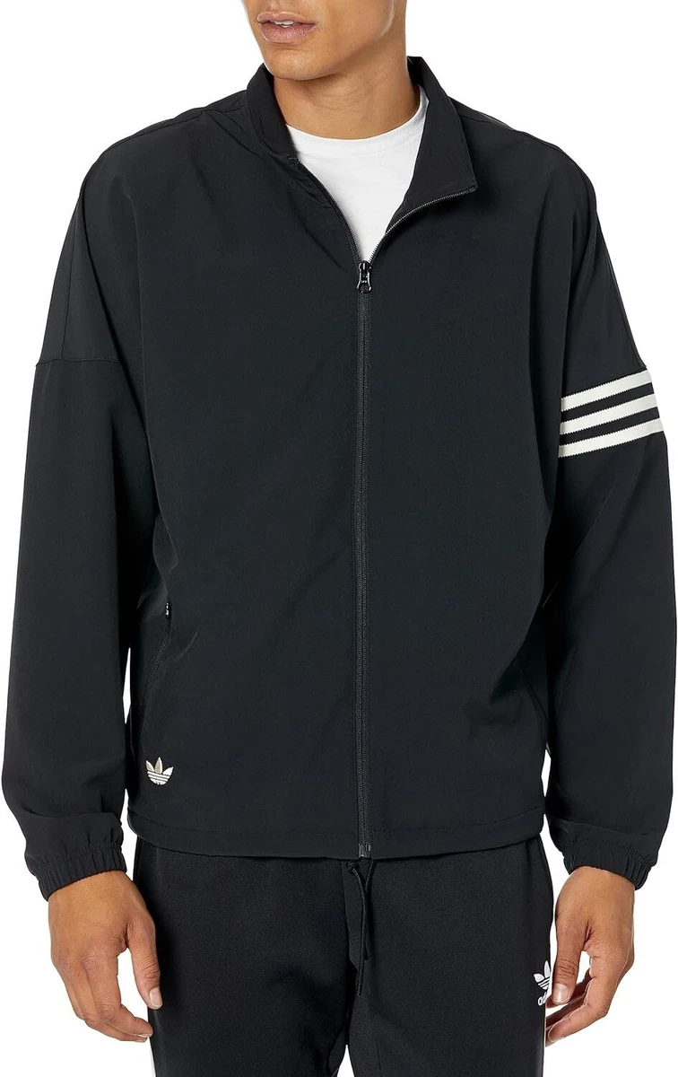 adidas Originals Men's Adicolor Neuclassics Track Jacket Large, Black | eBay