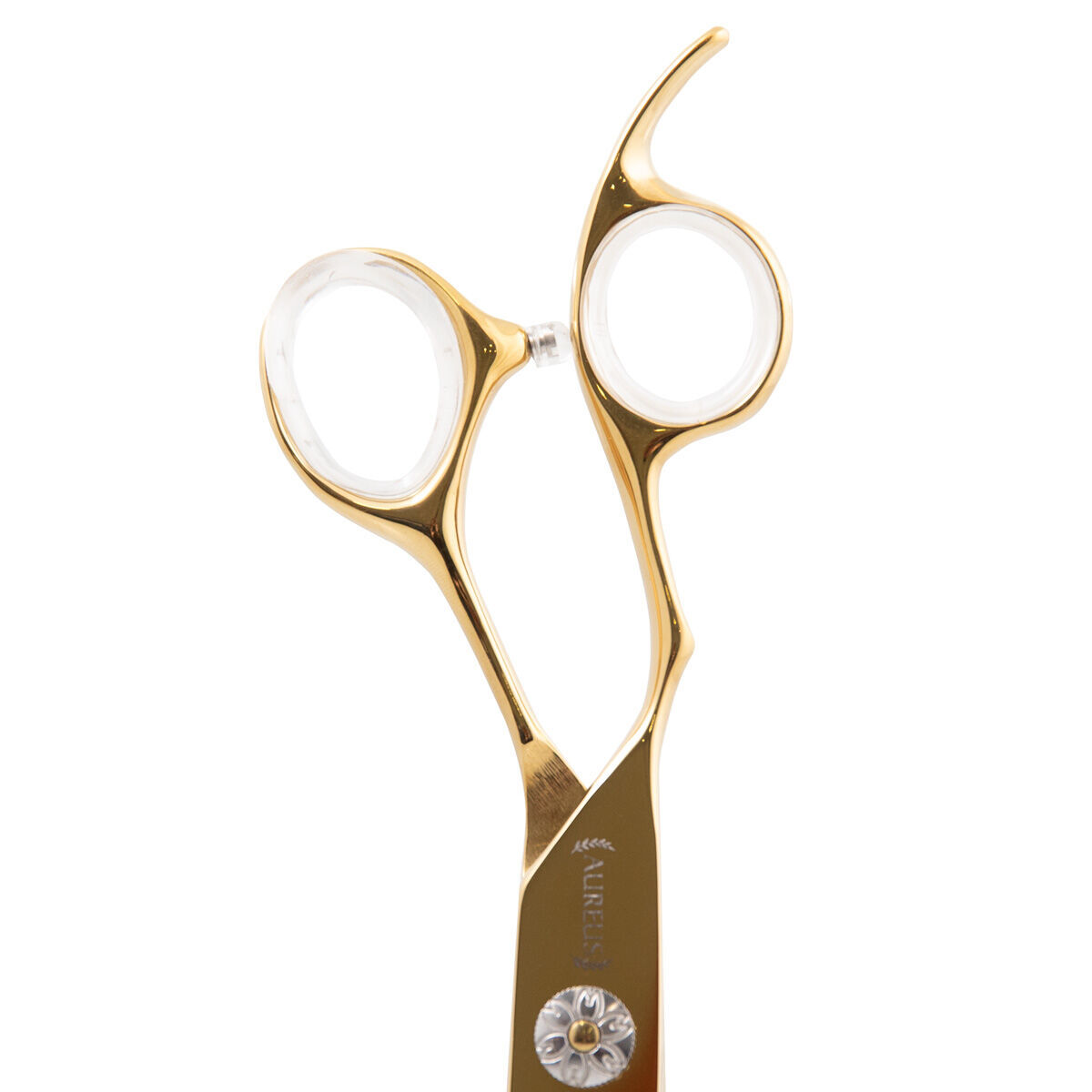 DezynaDog Aureus Gold Left Handed Chunker Dog Grooming Scissors, 26