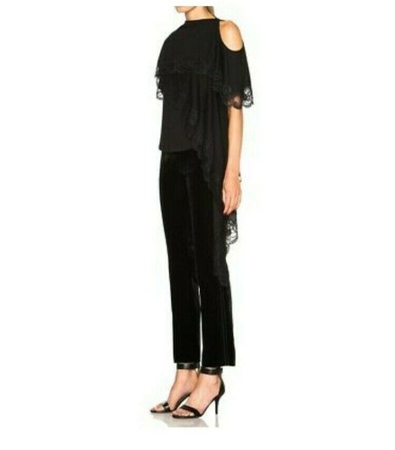 Authentic Givency Asymmetrical Black Reversible Top - Picture 2 of 6