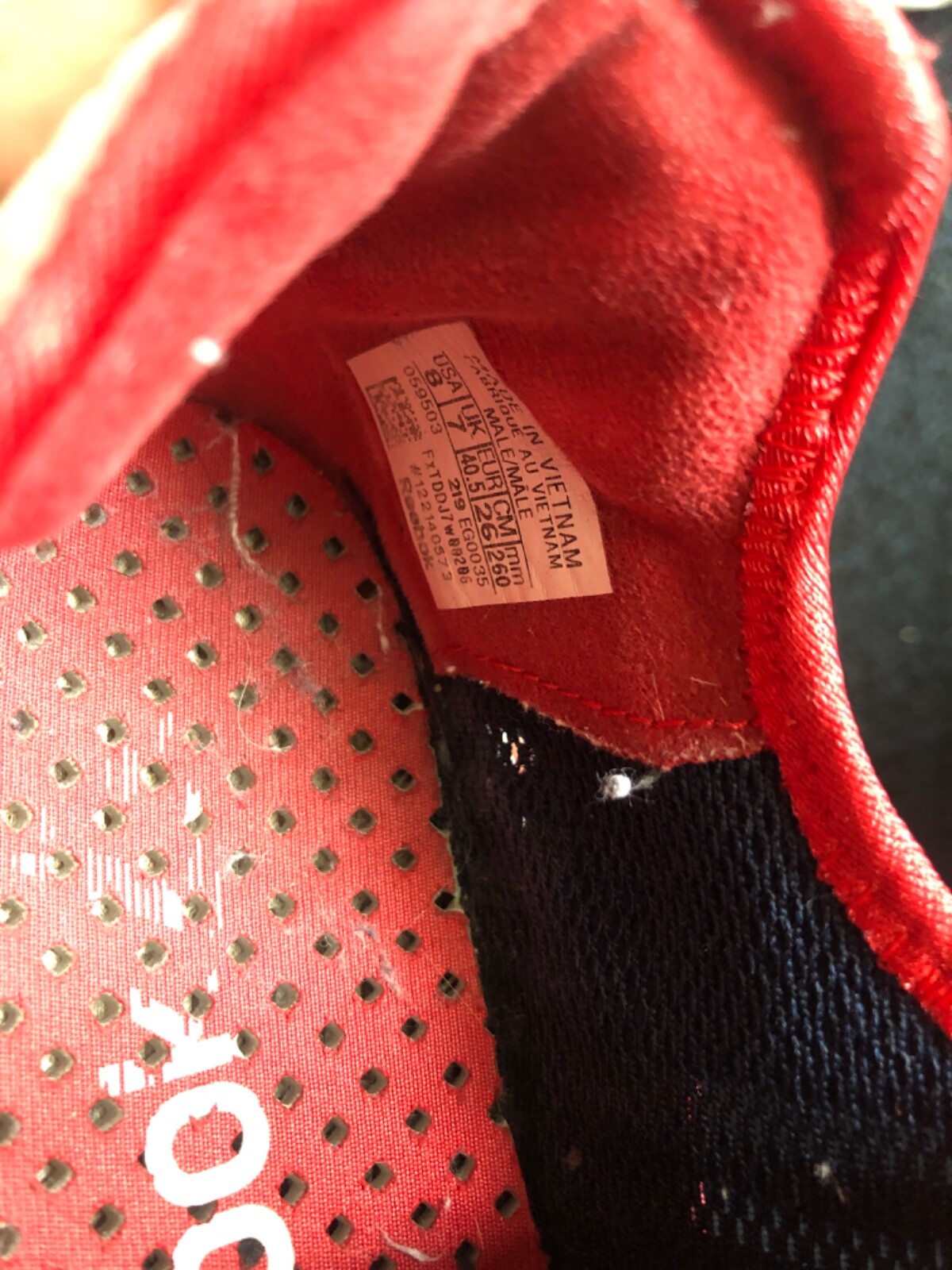 tech graph split reebok size 8 mens - image 13