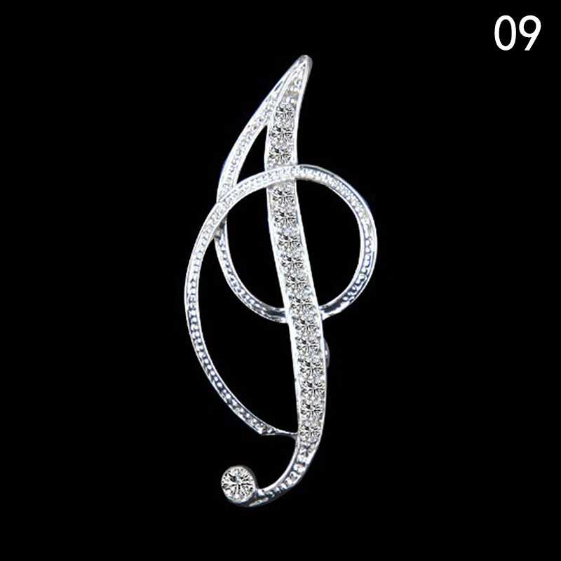 A-Z Letter Crystal Rhinestone Brooch Pin – Wedding Party Jewelry Accessory (1 Piece)