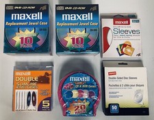 Maxell  Staples Jewel Cases  Sleeves For CD  DVD  Blu-ray Discs