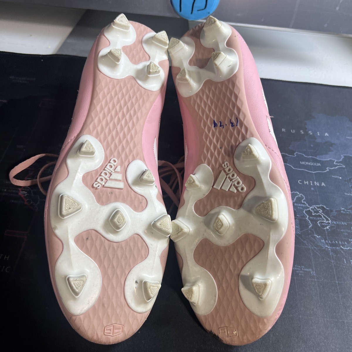 Adidas Mens Goletto VIII GW6164 Pink Soccer Cleats Shoes 