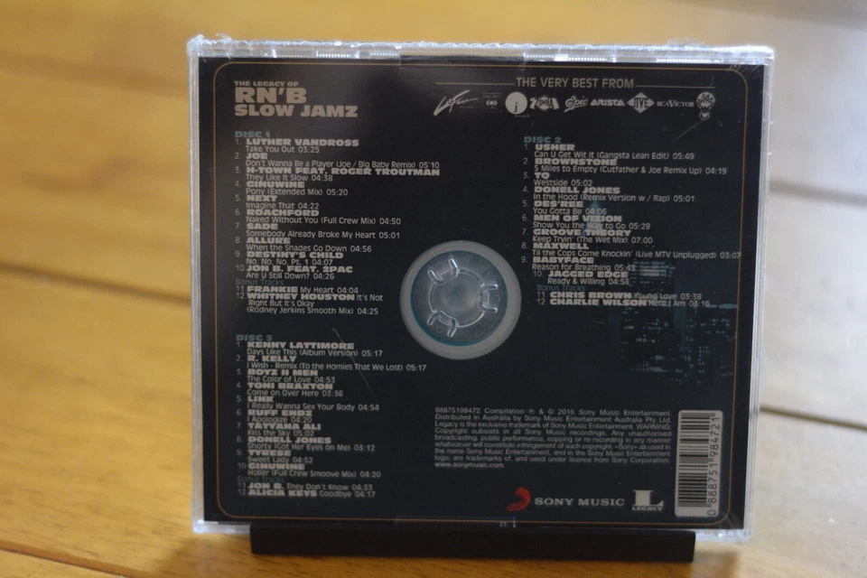 VARIOUS "THE LEGACY OF RNB SLOW JAMZ" CD [NEW] 3 DISC DJ REVEREND P [177] Foto 2 de 4