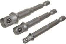 Neiko Bit Adapter Drill Nut Driver Power Extension Bar 3pc Set Neiko Bit Adapter Drill Nut Driver Power Extension Bar 3pc Set