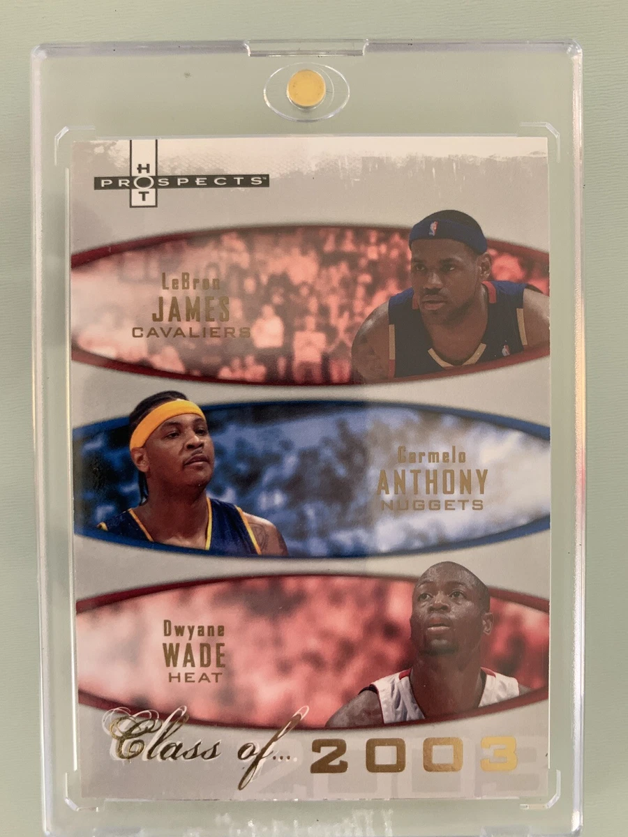 Fleer Hot Prospects - Carmelo Anthony Dwyane Wade LeBron James