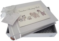 White Cotton Cards Silver Toys Grandma's Boasting Book Album (small) White Cotton Cards Silver Toys Grandma's Boasting Book Album (small)