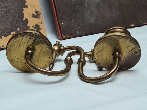 pair antique Aesthetic Movement candle sconces - Picture 24 of 24