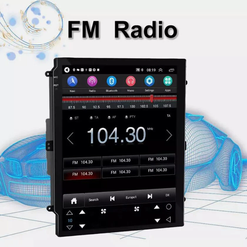 NUEVO 9.7" Carplay Android 13 Coche Estéreo Radio GPS Para Cadillac SRX 2009-2012 Foto 3 de 4