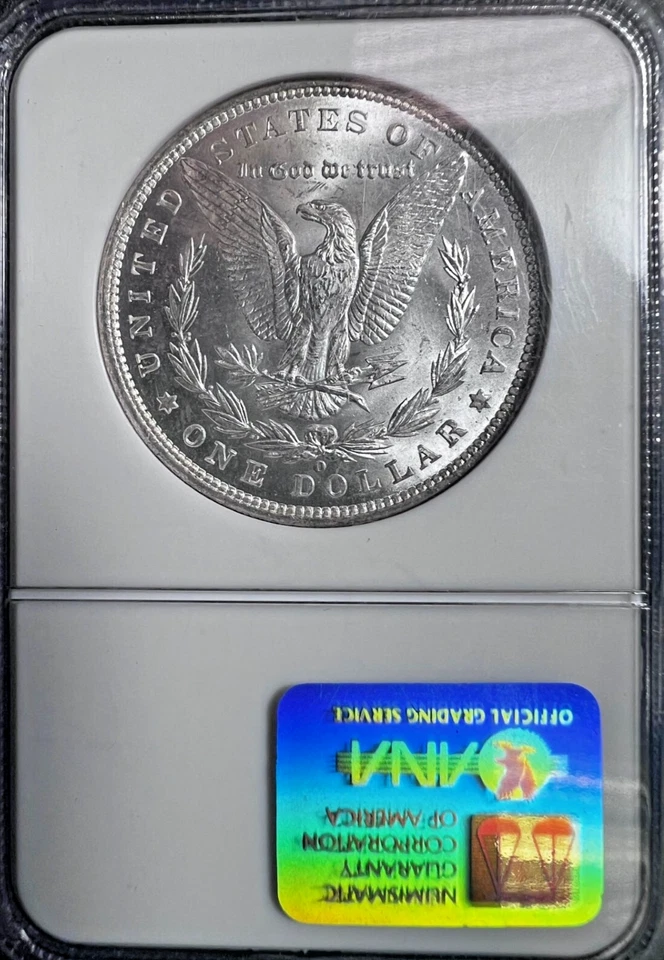 1900-O NGC MS64 MORGAN DOLLAR ~ NICE BRIGHT COIN WITH LIGHT TONING OVER THE COIN - Image 2 of 4