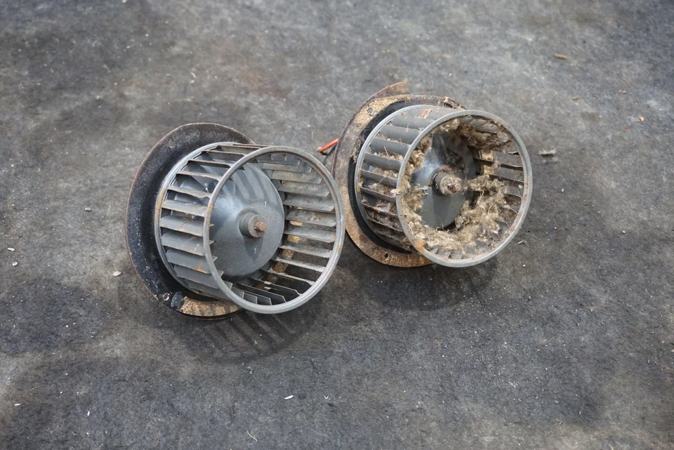 Juego de 2 conjuntos de motor soplador calentador de aire acondicionado delantero OEM Lotus Elite Eclat 1975-82 Foto 2 de 4