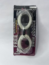 NEW ZERO XPOSUR SURF SWIM GOGGLE CLEAR FREE SHIPPING 