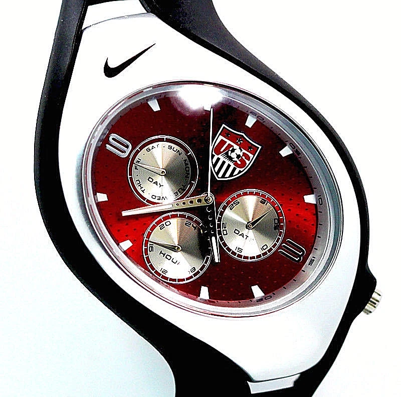 Nike Triax Swift, USA Soccer Analog 3-Eye Day Date 24 Hour Dial