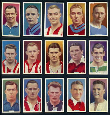 PHILLIPS Zigarettenkarten SOCCER STARS - 1936 - Fußballspieler Select-A-Card