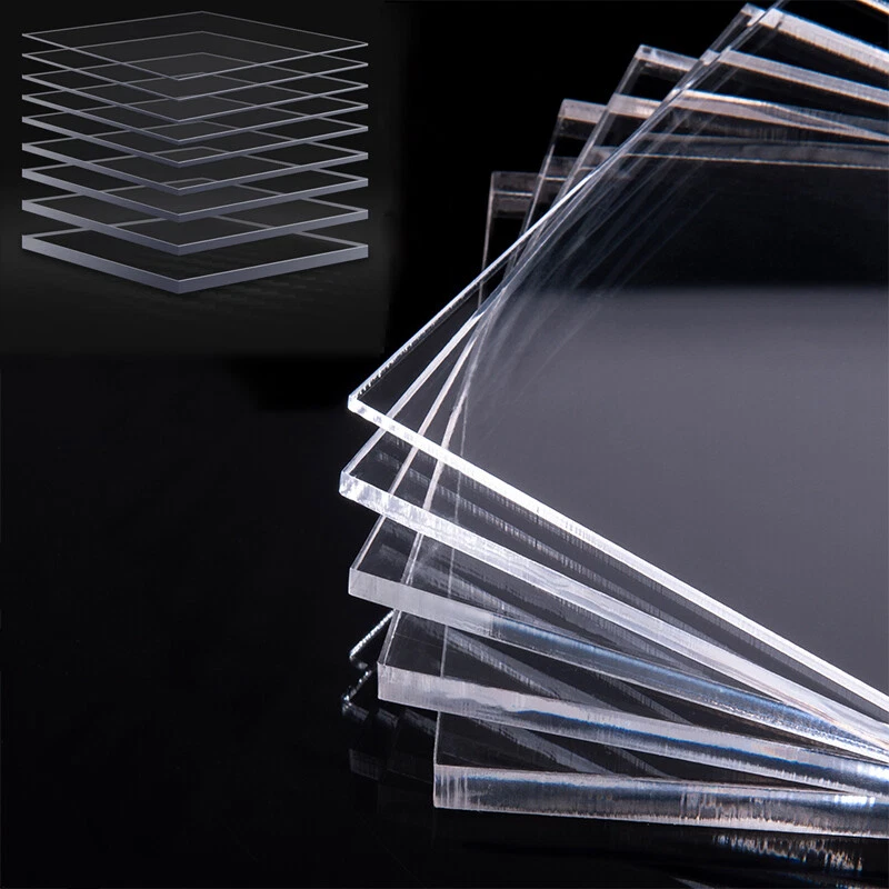 Hoja de panel de plástico transparente personalizada 1 mm/2 mm/3 mm/4 mm/5 mm/8 mm de grosor corte a cualquier tamaño Foto 2 de 4