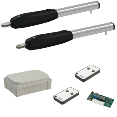 Drehtorantrieb Roger KIT 36V SMARTY5 bis 5,0m Torflügel 2 x Handsender 433,92MHz