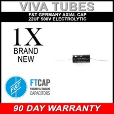 Tube Amp Condenser Audio F/&T Capacitor 22uF 500V For Amplifier Old Radio