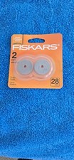 FISKARS 2 PACK ROTARY BLADES - 28mm