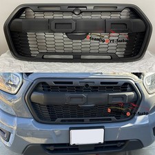 Upgrade Front Bumper Grille For 2019-2024 Ford Transit MK8 Raptor Style Grill