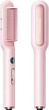 Ionic Hair Straightener Brush Professional Heated Styling Comb For Silky Hair