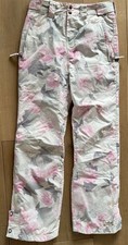 PROTEST Skihose Mädchen 164 Slim Fit - Geotech 5000 - Cremefarben /Blumen floral