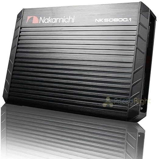 Моноблочный усилитель Nakamichi класса D с максимальной мощностью 3200 Вт NKS NKSD8001 - Черный 11690₽