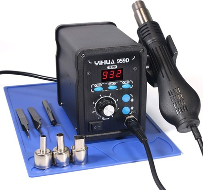 #ad YIHUA 959D Digital Hot Air Rework Station High Power with 3 Memories Airflow E $99.99