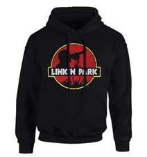 Linkin Park Hoodie Black Rock Band Logo Hooded Sweatshirt Unisex Music S-5XL