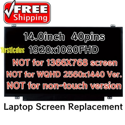 For Lenovo ThinkPad T470 20HD0058US 20HD005DUS 20HD005EUS FHD LCD Touch Screen