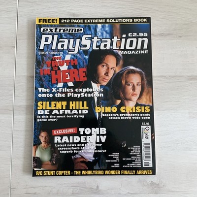 Extreme PlayStation Magazine issue 20 August 1999 silent hill xfiles dino crisis