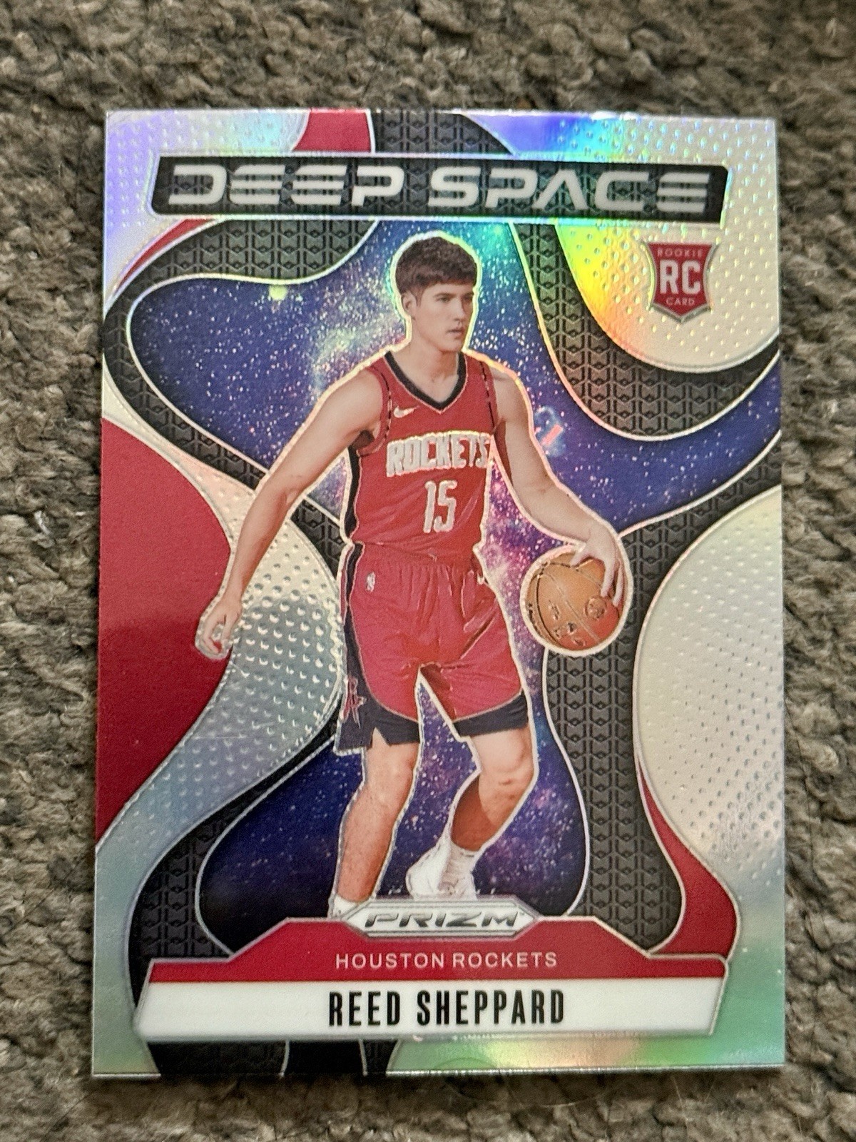 2024-25 Panini Prizm - Deep Space Reed Sheppard #6 Silver Prizm (RC)