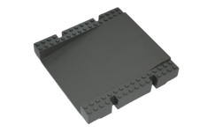 Lego® TRENO Lastra per Ferrovia Porto Salita GRIGIO CUPO