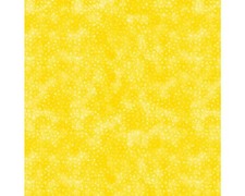 Bright Yellow with Dots Cotton Fabric BTY